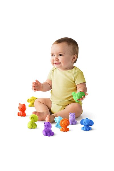 Bright Starts TropicAnimals 9 Take-Along Friends, 3-36 Months