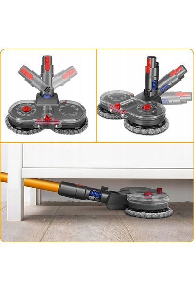 Rosfix Sistem mop Dyson Rosfix, compatibil V7 V8 V10 V11 V15, +2 lavete incluse