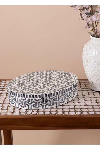 The Mia Round Box 40X30X8 cm Tlc0089
