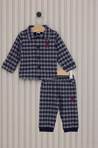 U.S. Polo Assn. Kids U.S Polo Assn Usb2157 Us Polo Baby Boy 3 Piece Set