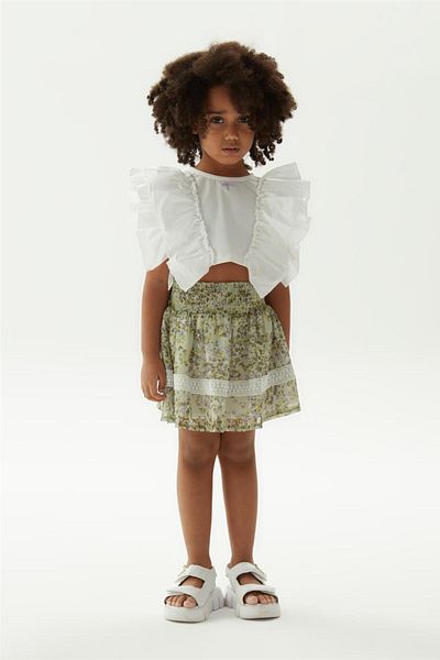 Tyess Girl White Blouse