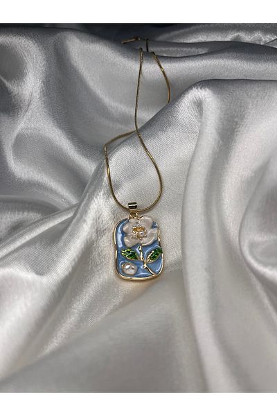 HİNESSA Steel Necklace Steel Color Pearl Pinterest Necklace