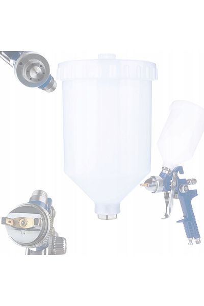 Rosfix Zbiornik 600ml na materiał do pistoletu lakierniczego HVLP