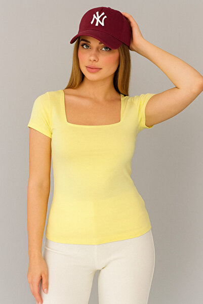 gkc Sarı kare yaka body