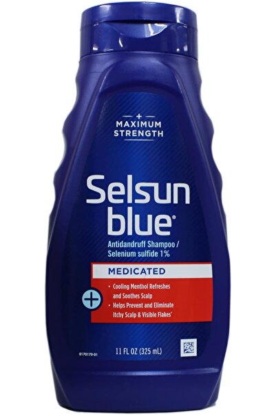 Selsun Blue شامبو مضاد للقشرة معالج بالمنثول ذو قوة قصوى