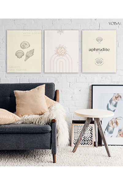 VOBA STORE SET DE MASA BOHO MDF 3 PIESE