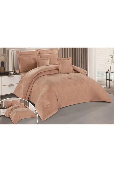 Red Rose Winter double comforter set, 8-piece bed sheet, luxurious and elegant to decorate your room
