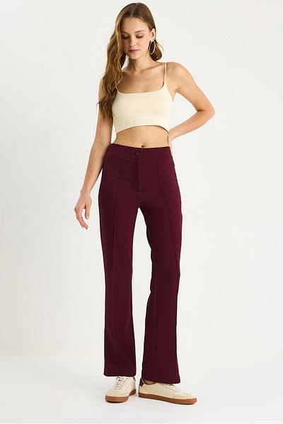 Bianco Lucci Pantaloni de damă Çima cu picioare spaniole 60283472