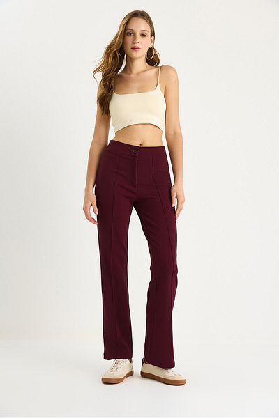 Bianco Lucci Pantaloni de damă Çima cu picioare spaniole 60283472