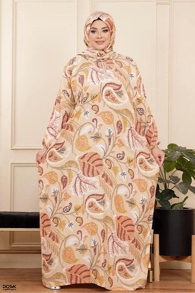 Generies Prayer cloak with attached scarf, anti-shrink cotton material