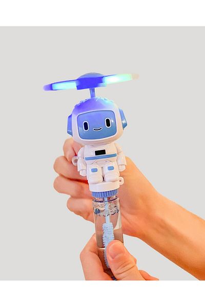 lets be child Let's Be Child Lighted Robot Foam Bubble