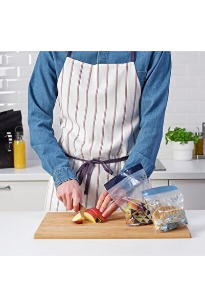 IKEA Lukadah Premium Quality Resealable Sealing Bags-ISTAD-Zipper Lock-Reuseable Zipper Bags, Food Organi