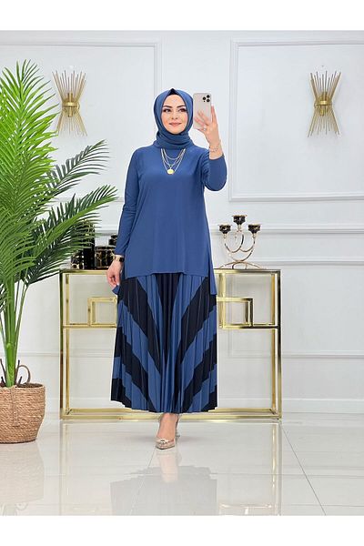NİSUM MODA Σετ με μοτίβο με άμμο