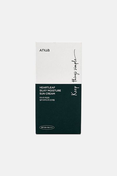 ANUA Heartleaf Silky Moisture Sun Cream Spf 50