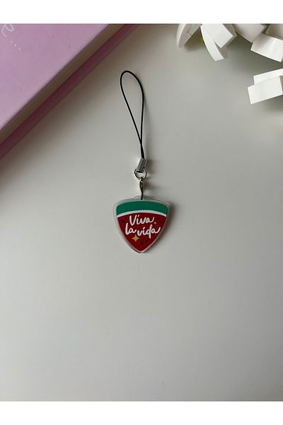 Hara Company Twinkling Watermelon Dizi Viva La Vida Phone Charm / Thermos Ornament