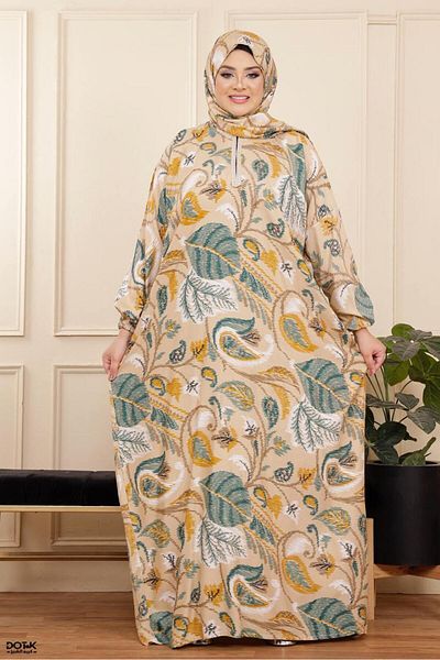 Generies Prayer cloak with attached scarf, anti-shrink cotton material