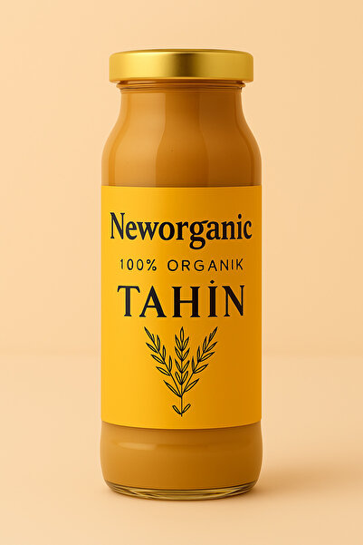 New Organic طحينة عضوية 100% (من سمسم عضوي 100%) 244 جرام