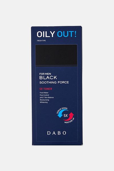 Dabo Black Soothing Force 5X Toner For Men, 160 ml