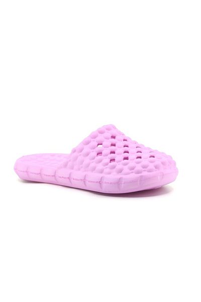 HEREVEMAGAZA Gezer Zenne Closed Perforated Eva Slippers Black