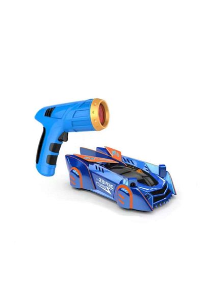 Glow Goods Zero Gravity Laser Race Car, Remote Controlled with LED Remote Control, Blue