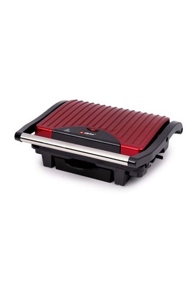 Alpina Gratar electric, Alpina, 1000W, Rosu/Negru