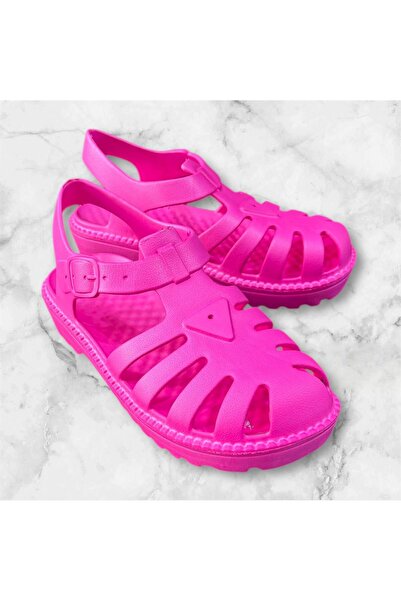 Sonimix Women's Fuchsia Pink Eva Light Sole Beach Pool Daily Sandals