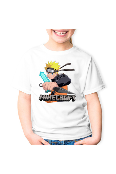 OEM Tricou copii Naruto Minecraft Creator Kunai Diamond Sword
