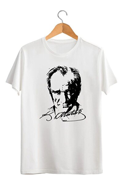 Nato Tricou alb cu imprimeu Ataturk