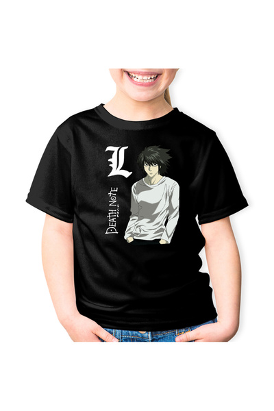OEM Tricou copii Death Note L Detective Logo Anime Manga Takeshi