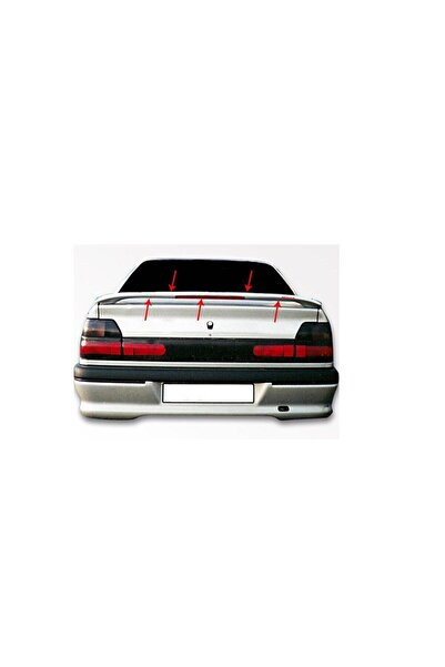 Drs Tuning Renault 19 Uyumlu Sedan Spoiler Bagaj Yüksek (Işıklı) Fiber 1993-2000