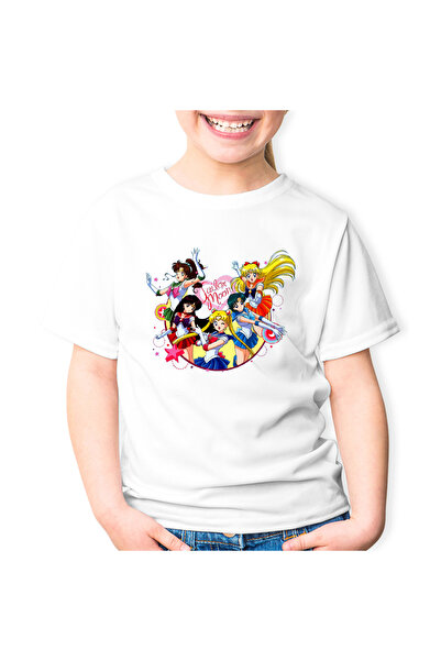 OEM Παιδικό μπλουζάκι Sailor Moon Anime Girls Team