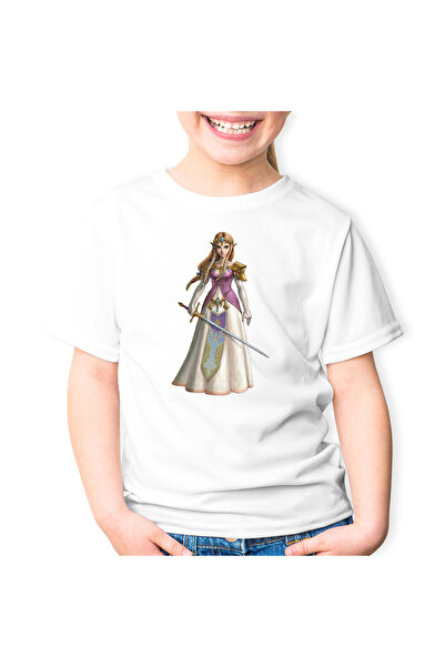 OEM Tricou copii Legend of Zelda Printesa Sabie Breath Sky