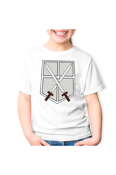 OEM Tricou copii Attack on Titan Training Corps AOT Cadet Anime