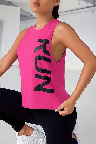 GHASSY CO. Ghassy Co. Women's Run Breathable Running Workout Sleeveless Sports Singlet