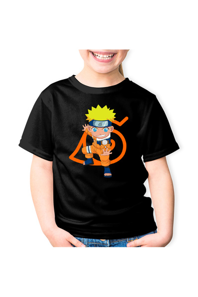 OEM Tricou copii Naruto Uzumaki Chibi Manga Anime