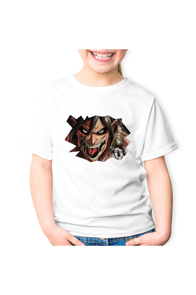 OEM Παιδικό μπλουζάκι Attack on Titan Eren Yeager GTA Horror