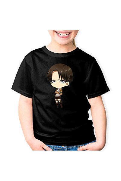 OEM Tricou copii Attack on Titan Captain Levi Ackerman AOT Anime