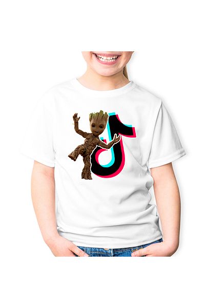 OEM Tricou copii Baby Groot Tiktok Creator Star