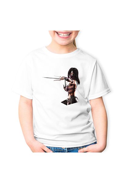 OEM Tricou copii Mortal Kombat Mileena Kitana Cute Girl Karate