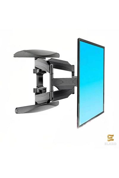 ELARO Suport TV ELARO, Mișcare completă, 40"-75", VESA 200x200–600x400mm, Înclinare ±5°, Rotație 160°, Greutate maximă