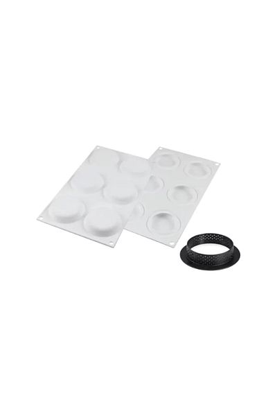 silikomart Kit pentru tarte, Kit Tarte Ring