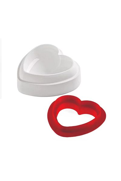 silikomart Silicone heart mold, Ti amo, 170x164x63 mm