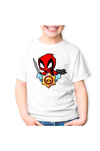 OEM Tricou copii Deadpool Brawl Stars Baby Karate