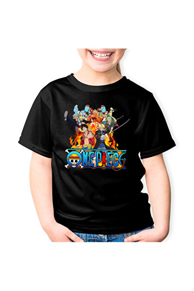 OEM Детска тениска One Piece Thousand Storm Straw Hat Crew