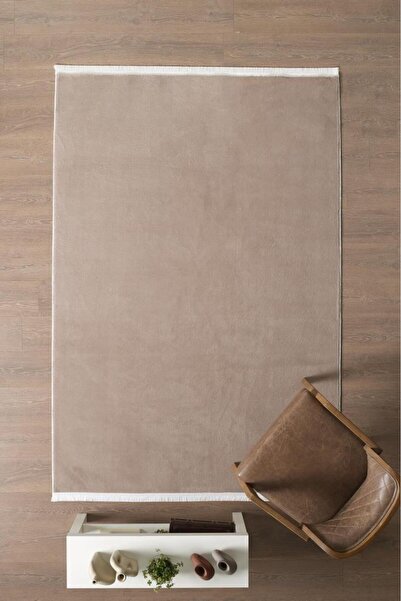 Red Halı Kolay Temizlenebilir Yıkanabilir Kahve Tavşan Tüyü Halı Salon Oturma...