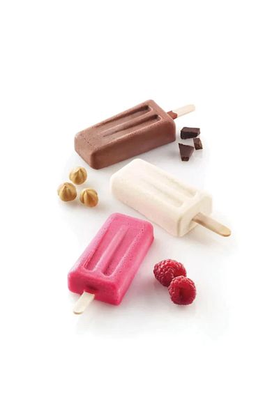 silikomart Silicone ice cream mold, Gel10m Mini Vintage, 4 cavities