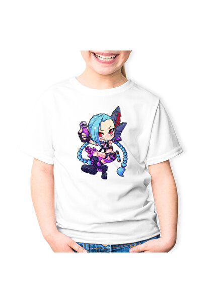 OEM Tricou copii League of Legends Jinks LoL Fan Art Girl