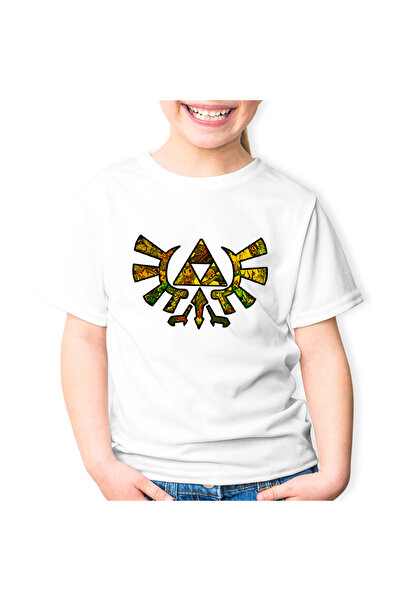 OEM Tricou copii Legend of Zelda Logo Mozaic Breath Sky