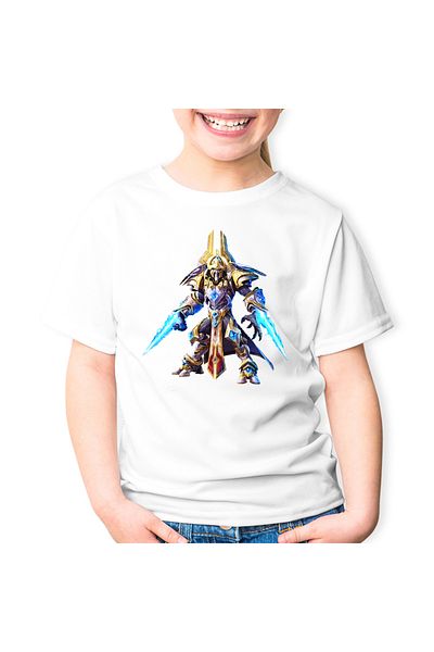 OEM Tricou copii StarCraft 2 Protoss Warrior Epic Game Play