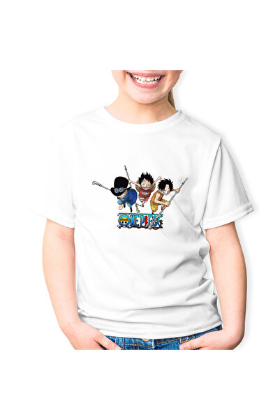 OEM Tricou copii One Piece Monkey Luffy Portgas Prieteni Copilarie
